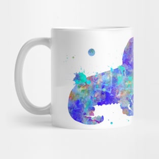 Long Haired Dachshund Watercolor Painting 2 Mug